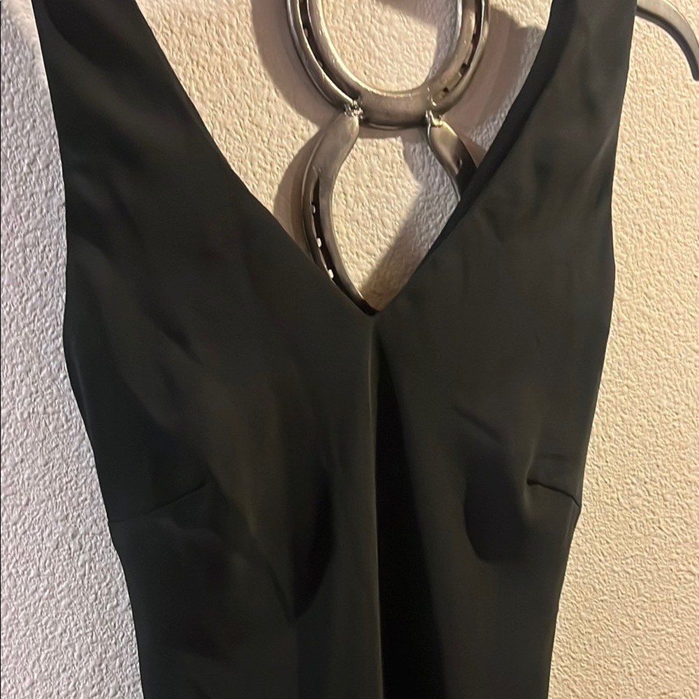 Rabbit Rabbit Rabbit Black V-Neck Sheath Dress for Cocktail